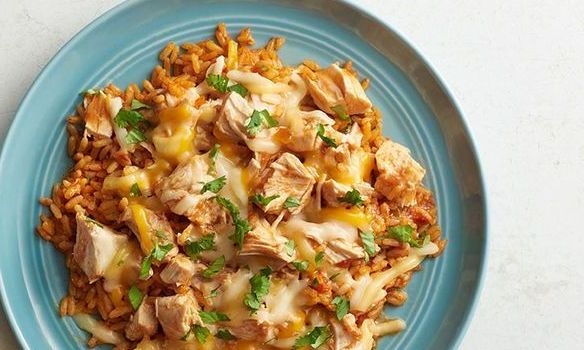 Cheesy salsa chicken recipe